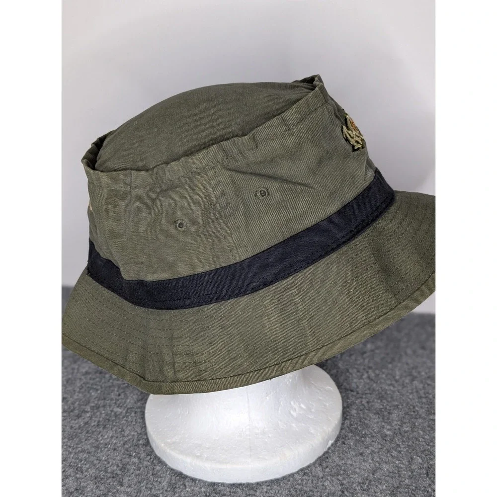 Vintage Mickey Bucket Hat Adult One Size Green Disneyland Tigger Embroidered